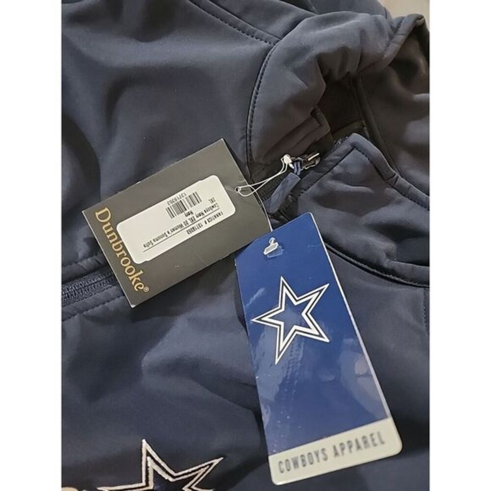 NWT‎ Dunbrooke Apparel Dallas Cowboys  Navy 2XL Woman's Sonoma Softshell Jacket - Picture 10 of 10